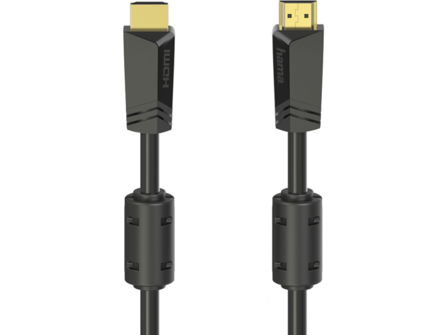 Кабели и Адаптери Hama High-speed HDMI™ Cable, Plug - Plug, 4K, Ethernet, Gold-plated, 15 метра