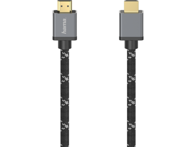 Кабели и Адаптери Hama Ultra High Speed HDMI™ Cable, Certified, Plug - Plug, 8K, alu, 1 метър