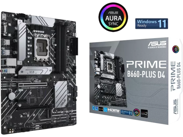 Дънни платки ASUS PRIME B660-PLUS D4