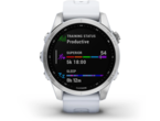 Смарт часовници Garmin Fenix 7S Silver/Whitestone