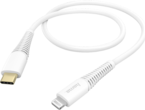 Кабели и Адаптери Hama кабел за бързо зареждане/данни, USB-C - Lightning, 1,5 м, бял 