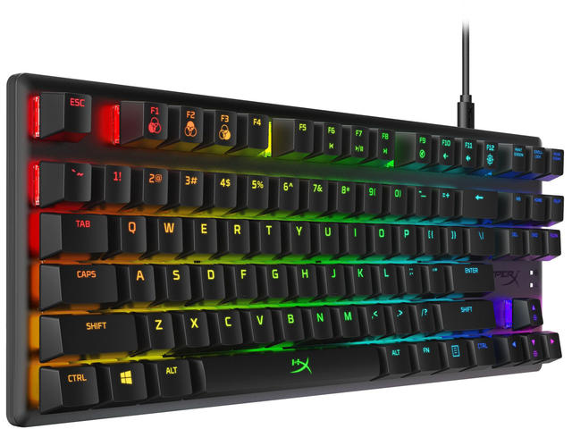 Клавиатури HyperX Alloy Origins Core, червени суичове