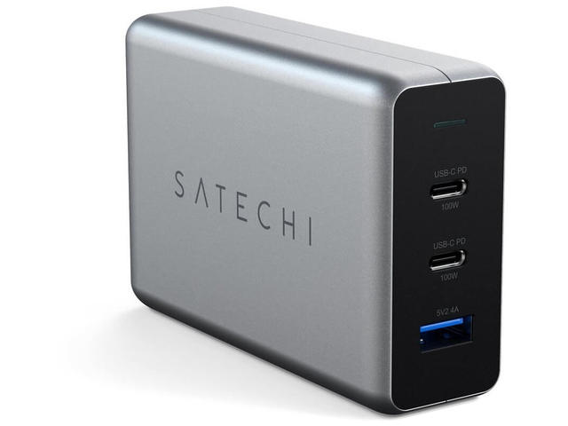 Зарядни устройства Satechi 100W USB-C PD Compact GaN Charger