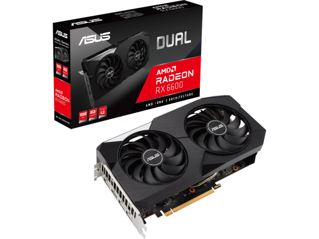 Видео карти ASUS Dual Radeon RX 6600 8GB