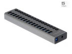 USB Хъб Delock външен SuperSpeed USB хъб с 16 порта + превключвател