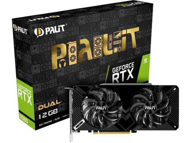 Видео карти Palit GeForce RTX 2060 Dual 12GB