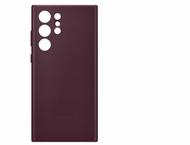 Калъфи Samsung Galaxy S22 Ultra Leather Cover, Burgundy