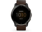 Смарт часовници Garmin Venu 2 Plus Slate brown Leather Strap