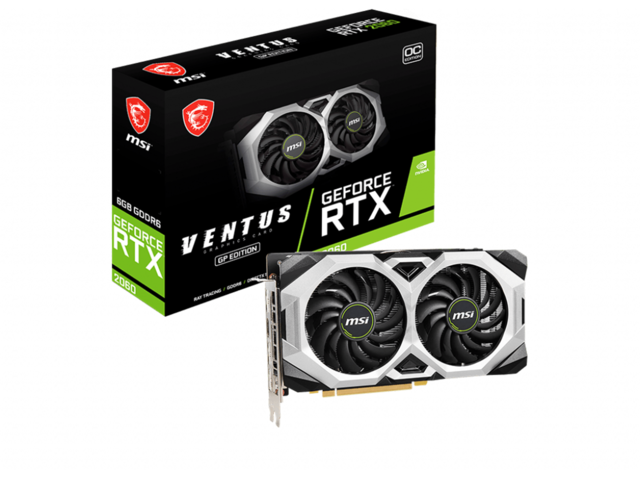 Видео карти MSI GeForce RTX 2060 VENTUS GP OC