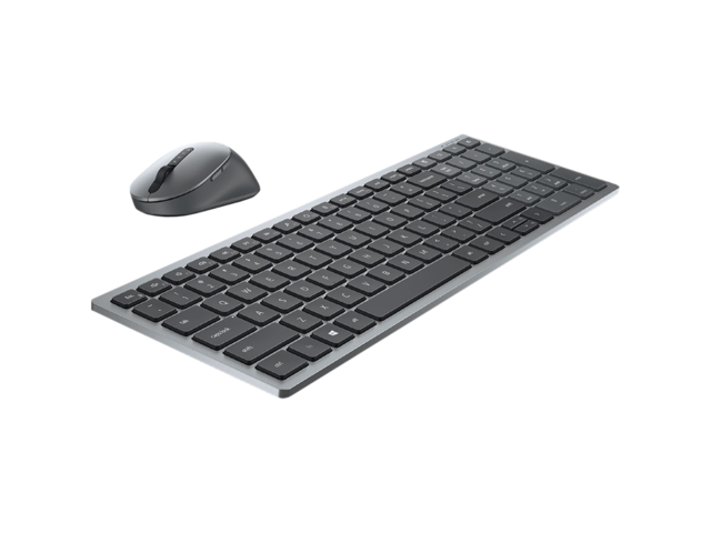 Клавиатури Dell Multi-Device Wireless Keyboard and Mouse - KM7120W - US International (QWERTY)