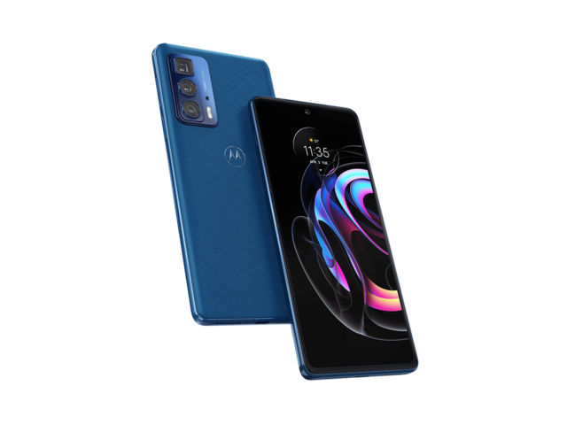 Смартфони Motorola Edge 20 Pro 256GB Blue Vegan Leather