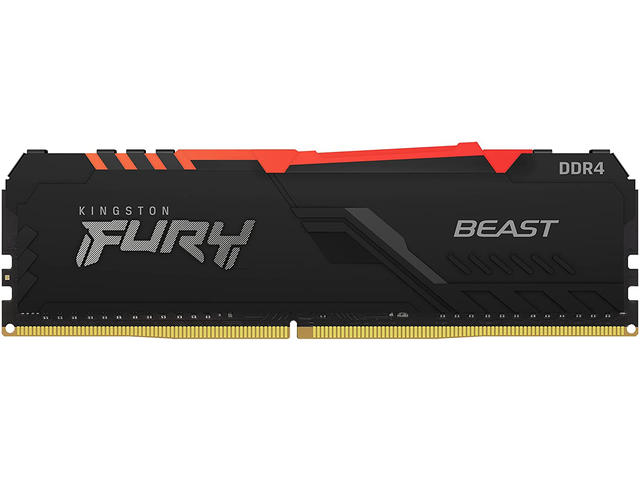 Оперативна памет 16GB 3200MHz DDR4 Kingston FURY BEAST RGB