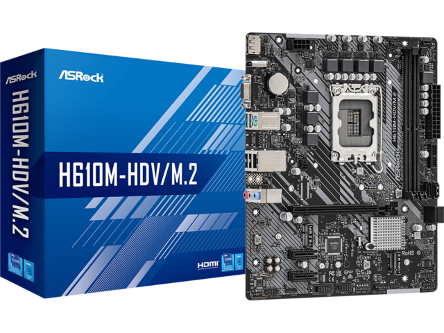 Дънни платки ASRock H610M-HDV/M.2