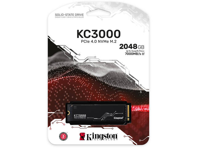 SSD 2TB Kingston KC3000 M.2 PCIe 4.0 NVMe