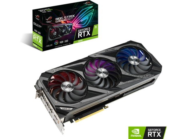 Видео карти ASUS ROG Strix GeForce RTX 3090 24GB