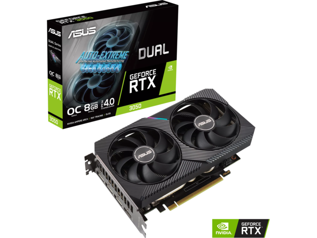 Видео карти ASUS Dual GeForce RTX 3050 OC Edition