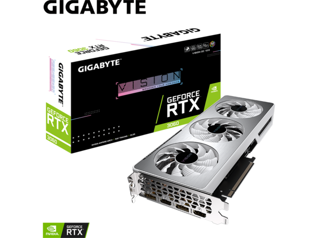 Видео карти Gigabyte GeForce RTX 3060 VISION OC 12G