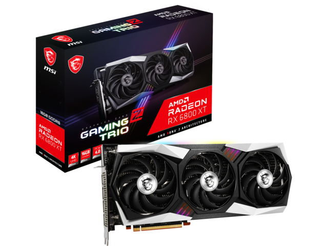 Видео карти MSI Radeon RX 6800 XT GAMING Z TRIO