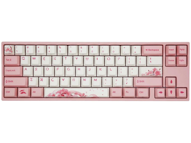Клавиатури Ducky x Varmilo Miya Sakura V2 65, Cherry MX Brown суичове