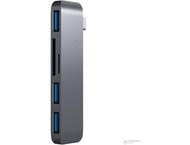USB Хъб Satechi Aluminium Type-C USB COMBO Hub, Space Grey