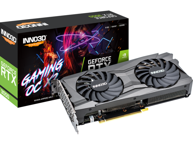 Видео карти Inno3D GeForce RTX 3050 GAMING OC X2