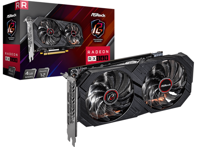Видео карти ASRock Radeon RX 560 Phantom Gaming Elite 4GB