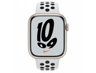Смарт часовници Apple Watch Nike S7 GPS Cellular, 41mm Starlight Aluminium Case with Pure Platinum/Black Nike Sport Band - Regular