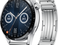 Смарт часовници Huawei Watch GT 3 46mm Jupiter Silver +  Huawei Vermilion Red Fluoroelastomer Strap 22mm