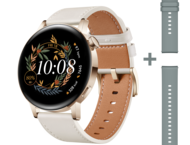 Смарт часовници Huawei Watch GT 3 42mm + Huawei Cyan Fluoroelastomer Strap 20mm