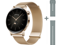 Смарт часовници Huawei Watch GT 3 42mm Milo Gold + Huawei Cyan Fluoroelastomer Strap 20mm