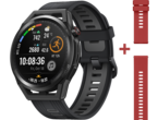 Смарт часовници Huawei GT Runner + Huawei Vermilion Red Fluoroelastomer Strap 22mm
