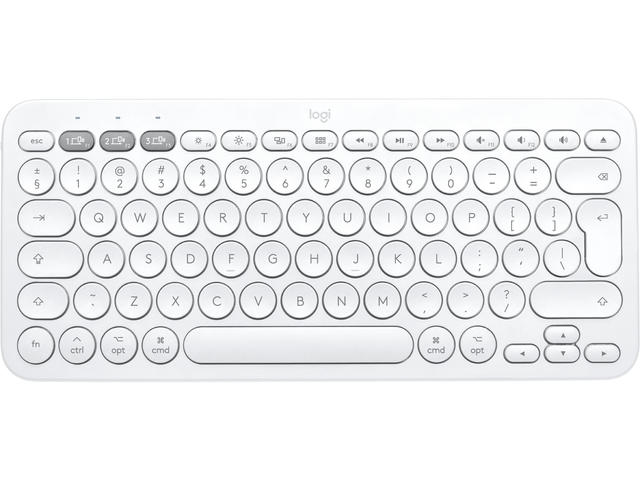 Клавиатури Logitech K380 Multi-Device Bluetooth Keyboard for Mac- Intl - Off-White