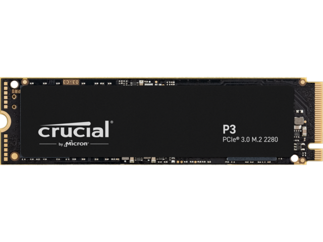 SSD 500GB Crucial P3 M.2 NVMe