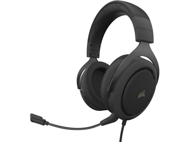 Слушалки Corsair HS55 STEREO Wired Gaming Headset - Carbon (EU)