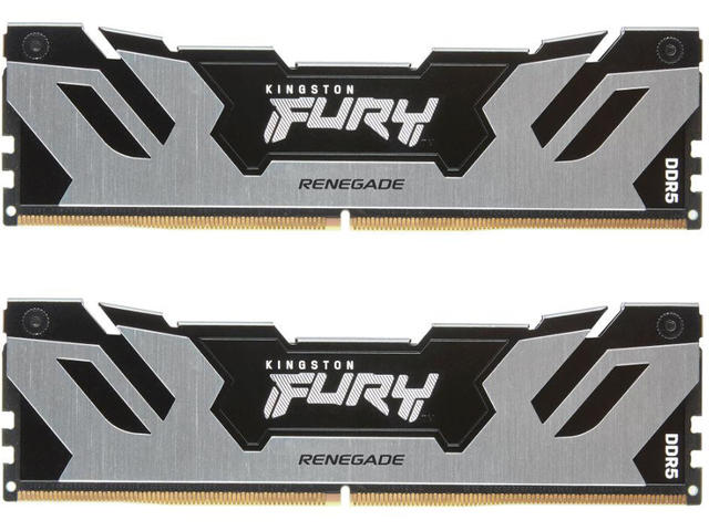Оперативна памет 32GB (2x16GB) DDR5 6400 MT/s Kingston Fury Renegade Silver
