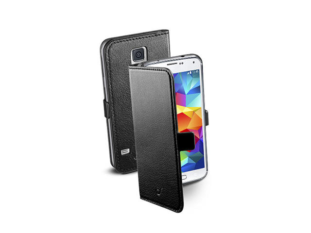 Калъфи Cellular Line Book Essential за Samsung Galaxy S5 черен