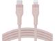 Кабели и Адаптери Belkin BOOST CHARGE Silicone cable USB-C to Lightning - 3M - Pink