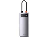 USB Хъб Baseus Type-C 6 в 1, сив