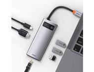 USB Хъб Baseus Type-C 6 в 1, сив
