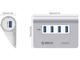 USB Хъб Orico M3H4-V1-SV-BP, сребрист