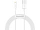 Кабели и Адаптери Baseus Superior USB-А към Lightning, 1м, бял