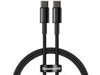 Кабели и Адаптери Baseus Tungsten Gold USB Type-C към USB Type-C, 2м, черен