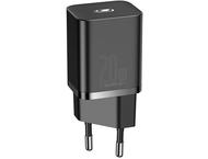 Зарядни устройства Baseus USB-C 20W super-si Quick + Type-C към Lightning кабел 1м, черен