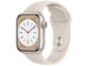 Смарт часовници Apple Watch Series 8 GPS 41mm Starlight Aluminium Case with Starlight Sport Band - Regular