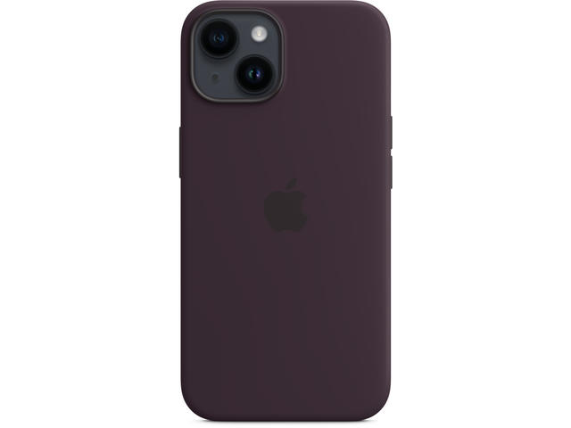 Калъфи Apple iPhone 14 Silicone Case with MagSafe - Elderberry