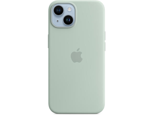 Калъфи Apple iPhone 14 Silicone Case with MagSafe - Succulent
