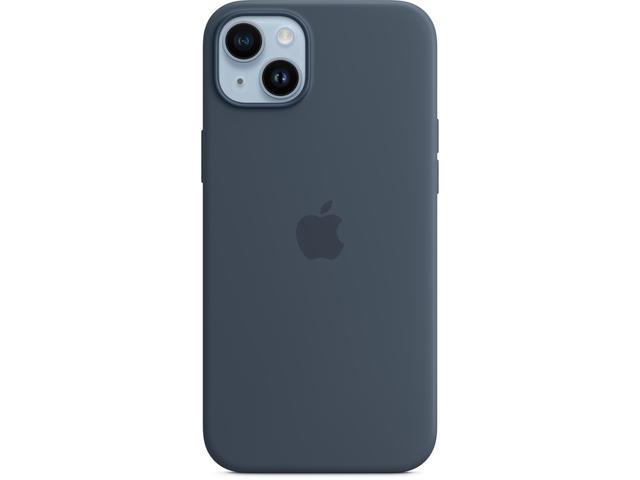 Калъфи Apple iPhone 14 Plus Silicone Case with MagSafe - Storm Blue