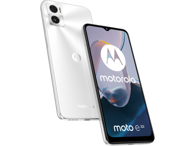 Смартфони Motorola Moto E22i 32GB, Winter White