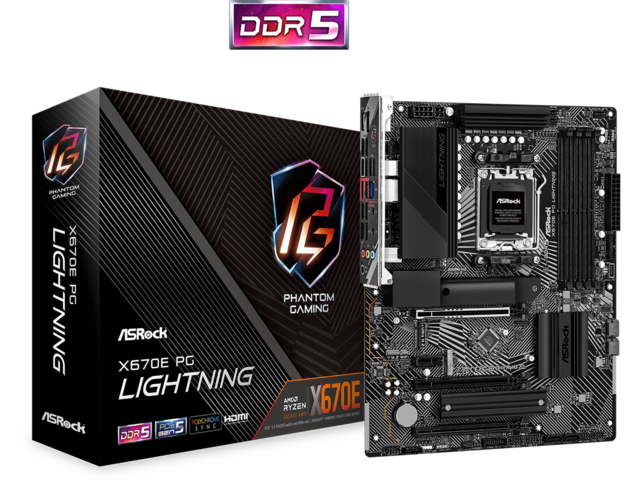 Дънни платки ASRock X670E PG LIGHTNING