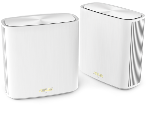 Мрежово оборудване ASUS ZenWiFi AX XD6 Tri Band Mesh WiFi 6 System 2 Pack White